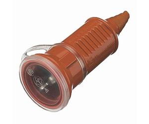 Kupplung Schuko 10842 16A2P+E 230V orange IP44 - 2-polig (10842)