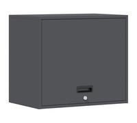 KUPTYERFG Armoire de garage - Montage mural - Verrouillable - 40 x 60 x 53 | Rangement suspendu peu encombrant pour atelier et salon avec amortisseur à gaz pour une ouverture facile de la porte battante