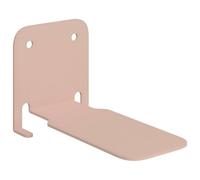 KUPTYERFG Lot de 4 étagères murales flottantes en métal Rose 6 x 10,8 x 6,6 cm