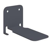 KUPTYERFG Lot de 8 étagères murales flottantes en métal anthracite mat 10,8 cm