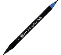 Kuretake Feutre aquarelle - Ton bleu - N° 308 - Double pointe - ZIG