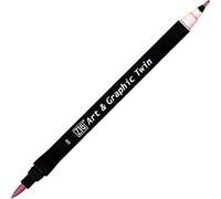 Kuretake Feutre aquarelle - Ton rose - N° 200 - Double pointe - ZIG