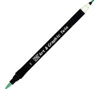 Kuretake Feutre aquarelle - Ton vert - N° 505 - Double pointe