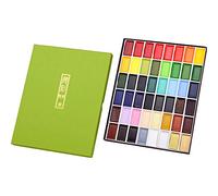 Kuretake GANSAI TAMBI Set de peinture aquarelle 48 couleurs, Matériel artistique de qualité professionnelle pour la peinture et le dessin, Non toxique, Fabriqué au Japon