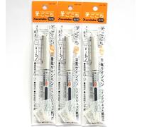 Kuretake [Set de 3] Pentel Japonais Brosse Stylo Cartouche d'encre Noir x3 du Japon (LS4-10S x3)