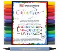 Kuretake ZIG Calligraphy 12 color set TC-3100/12V (japan import)