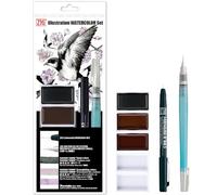 Kuretake ZIG INKTOBER illustration set (7pcs set for INKTOBER 2025)