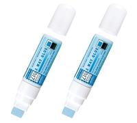 Kuretake Zig Lot de 2 stylos à colle 2 voies, pointe de planche de 15 mm, marqueur liquide à séchage rapide, pour artistes, artisanat, scrapbooking, carte cadeau, calligraphie, fabriqué au Japon