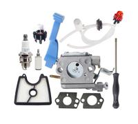 Kurihina Compatible avec le carburateur 125B 125BV pour souffleur de feuilles Husqvarna 125BX 125BVX ZAMA C1Q-W37 Jonsered B2126 C1Q-W37 545112101 Carb Engine
