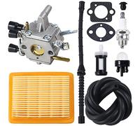Kurihina Compatible avec le carburateur 4134 120 0653 Remplacez Stihl 4134 120 0603 pour débroussailleuse Stihl FS120R, FS250R, FS120, FS200, FS200R, FS202, FS300, FS350, BT120, BT120C, BT121, SP200