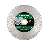 KURSTOL Disque Diamant Carrelage - 115mm Fraise Carrelage Disques à Tronçonner Diamantés Pour Couper et Meuler les Carreaux de Céramique, la Porcelaine, le Granit, le Marbre