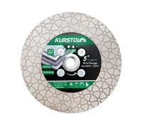 KURSTOL Disque Diamant Carrelage - 125mm Fraise Carrelage Disques à Tronçonner Diamantés Filetage M14 Pour Couper et Meuler les Carreaux de Céramique, la Porcelaine, le Granit, le Marbre