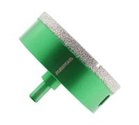 KURSTOL Forets Diamant Boîte - 100MM Trepan Carrelage Diamant Tige Triangle Scie Cloche Diamant pour Perçage à sec en Porcelaine Carrelage Granit Marbre