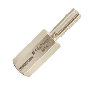 KURSTOL Mèche à Mortier Carbure - Fraise à Mortier Fraise Brique 10 x 25mm | avec Filetage M14, pour l'Enlèvement de Mortier de Joint de Maçonnerie, Brique, Béton