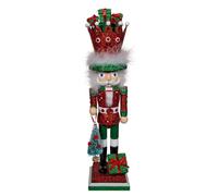 Kurt Adler Casse-Noisettes Hollywood Rouge et Vert avec Cadeaux 45,7 cm