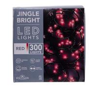 Kurt Adler Lot de 300 lumières LED rouges et vertes 3 mm 49,8 m