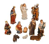 Kurt S. Adler, Inc. N1018 Kurt Adler 8.5" Nativity Tablepiece Set of 11Piece Nativity Set