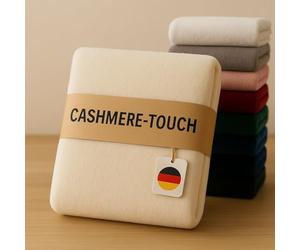 Kuscheli - Drap housse chaud en tissu cachemire - Différentes tailles et couleurs - Drap housse en jersey polaire en flanelle - Couleur : crème, Gre:140-160 x 200 cm