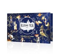 Kusmi Tea - Calendrier de l'Avent 2025 - Assortiment Thé Bio - 24 Sachets | Thés Noirs, Verts, Blancs & Infusions - Sachets, Miniatures & Accessoires - Idée Cadeau Femme et Homme - Édition Limitée 2025