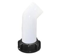 Kustimantu Bec de Vidange avec Ecrou IBC 1000L Buse de Réservoir d'eau Raccord de Vanne Extension Buse de Tuyau Adaptateur IBC Réservoir d'eau Bec de Robinet pour Raccord Robinet Cuve IBC 2 Pouces