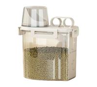 Kustimantu Boîtes de conservation hermétiques avec verre doseur, 1,75 l, boîtes de conservation pour céréales, farine, etc