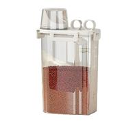 Kustimantu Boîtes de conservation hermétiques avec verre doseur, boîte en vrac de 2,5 l et boîtes de conservation pour céréales, farine, etc
