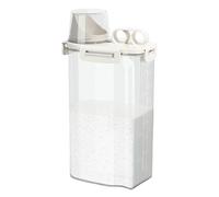 Kustimantu Boîtes de conservation hermétiques avec verre doseur, boîte en vrac de céréales de 3 l et boîtes de conservation, récipients pour aliments secs, kit pour céréales, farine, etc