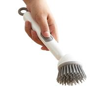 Kustimantu Brosse à Vaisselle avec Distributeur de Savon | Brosse de Cuisine pour Les casseroles, poêles et éviers, Brosse de Nettoyage réglable pour évier, Verre, Maison, Cuisine, Salle de