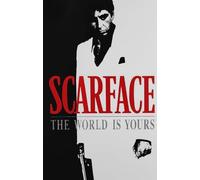 KUSTOM ART Tableau série Affiche Grand Film Scarface avec Al Pacino Impression sur bois 30 x 21 cm.