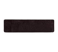 KUTYWEXFM Marsa Tapis de couloir antidérapant Anthracite 50 x 300 cm | Tapis en velours lavable en machine avec effet d'amortissement du bruit. Idéal pour le couloir, la chambre et l'entrée.