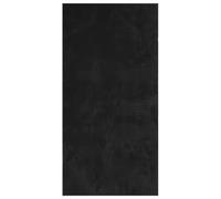 KUTYWEXFM Tapis à poils courts Huarte doux Noir 100 x 200 cm | Tapis de couloir durable en polyester pour salon et chambre à coucher, facile à plier et à ranger pour économiser de l'espace