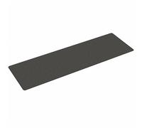 KUTYWEXFM Tapis de couloir aspect sisal, anthracite, 80 x 250 cm | Tapis lavable en machine à l'aspect tissé naturel pour couloir, cuisine et salon, facile d'entretien et absorbant.