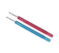 Kuuleyn 2 pièces leviers d'aiguilles de montre professionnels, ensemble d'outils de retrait de levage d'aiguille de précision pour la réparation de montre, outils à main en acier a