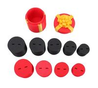 Kuuleyn Boîte-Cadeau à vis imbriquée Surprise imprimée en 3D dans Chaque Couche Boîte-Cadeau réutilisable avec vis pour fête d'anniversaire (Rouge)