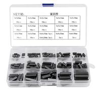 Kuuleyn out Rond, 8mm-30mm 140pcs / boîte Assortiment de Stock de clés en Acier Inoxydable Ensemble de clés d'arbre d'entraînement parallèle