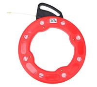 Kuuleyn Enfile-fil en nylon et fibre de verre, enfile-fil électrique, enfile-fil, extracteur de fil de bobine, outil d'enfilage de fil non conducteur, 4,0 mm, 30 m, pour
