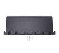 Kuuleyn Étagère Flottante Organisateur en Acier au Carbone Mural Support de Rangement pour équipement de Gymnastique 7 Crochets Cintre de Rangement pour équipement d'entraînement