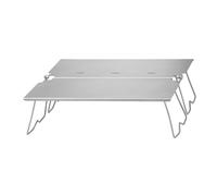 Kuuleyn Grill Table Barbecue Bureau pour Cuisiner en Plein air | construction en métal léger | design pliable | rangement compact | support stable