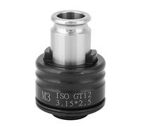 Kuuleyn Mandrin de taraudage M3, Douille de taraudage, Tige de Pince de taraudage de Type Torsion Bonne résistance de Serrage pour perceuse M3/M4/M5(M3)