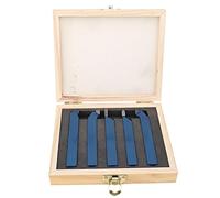 Kuuleyn Outil de Tournage de Tour, 5 pièces Outil de Tour Ensemble d'outils de Tournage de Soudure à Pointe de carbure pièces de Machine-Outil(12x12mm)