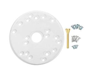 Kuuleyn Plaque de Base de routeur, Plaque de Base Universelle de routeur Acrylique avec vis de centrage pour Les routeurs de Garniture Outil auxiliaire de Travail du Bois
