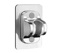 Kuuleyn Support de douche, support de , ABS sans poinçon, adhésif fort, angle réglable, ferme, stable, sans marque, installation facile, ajustement universel pour pomme de douche