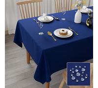 KVALY Nappe Rectangulaire Bleu Marine Imperméable en Polyester, 150 x 300 cm
