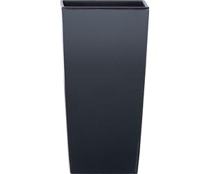 Květináč URBI SQUARE MATT s vkladem 40 cm - barva: antracit