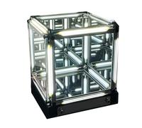 KVTUYC Veilleuse miroir cube en acrylique, veilleuse effet abîme 4D, lampe d'ambiance tactile à intensité variable, décoration de bureau gamer, décoration créative pour salon, bureau gaming