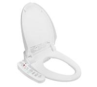 Kwanner Siège de toilette intelligent intelligent, rectangulaire, bidet électronique, siège chauffant, toilettes japonaises, avec contrôle latéral, technologie de réservoir d'eau à vidange automatique