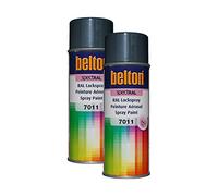 Kwasny 2 bombes de peinture Belton Spectral RAL7011 Gris Fer 400ml
