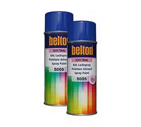 Kwasny 324 206 Belton Spectral Lot de 2 bombes de peinture en spray RAL 5005 Bleu signal brillant 400 ml