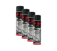 Kwasny 4 bombes de peinture - Carrosserie voiture - Racing - Noir brillant - 500ml