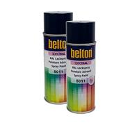 KWASNY Belton Spectral 324 082 Lot de 2 bombes de peinture en spray RAL 5011 Bleu acier brillant 400 ml